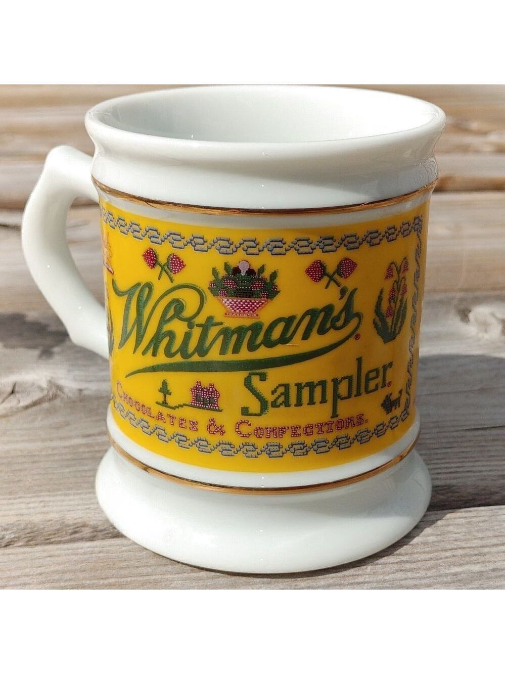 Beautiful Whitman's Chocolates Mug 1984 The Corner